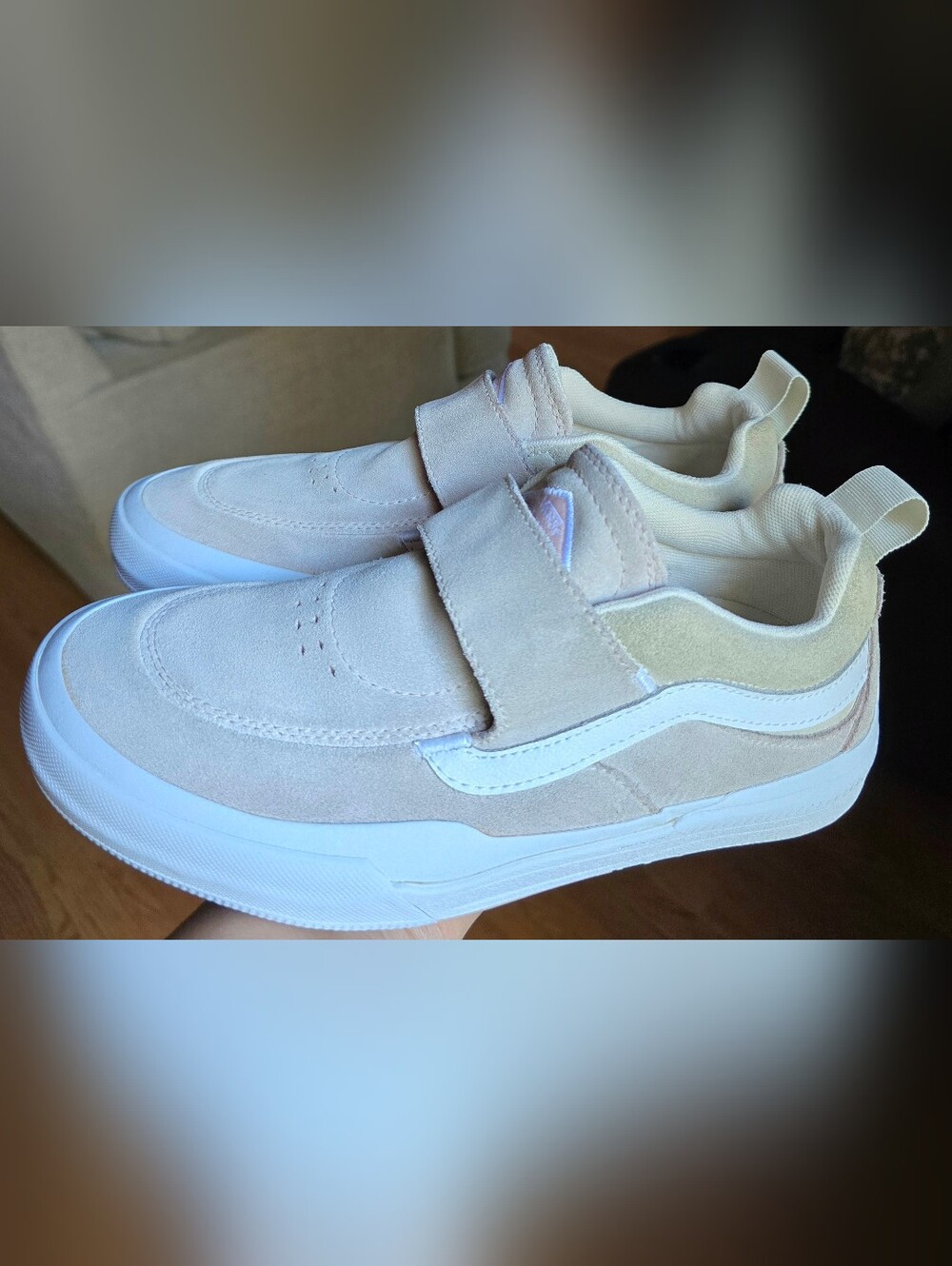 Sz 6.5 Big Kids VANS KYLE PRO 2 Antique White Neutro Adjustable Strap